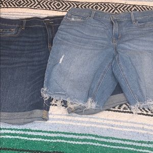 High-Waisted Jean Bermuda Shorts for Women